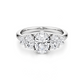 Five Oval Cut Diamonds Engagement Ring