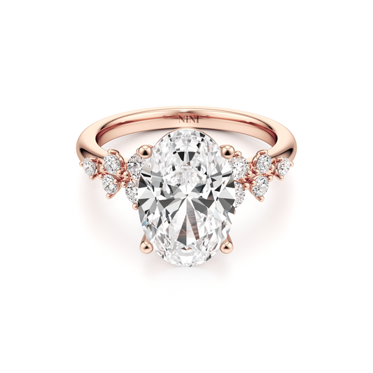 Fireworks Oval Engagement Ring - 2.50 Ct