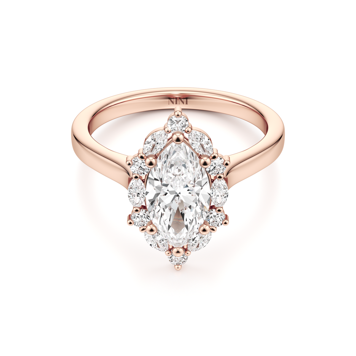 Renne Engagement Ring - 1.00 Ct Marquise Cut