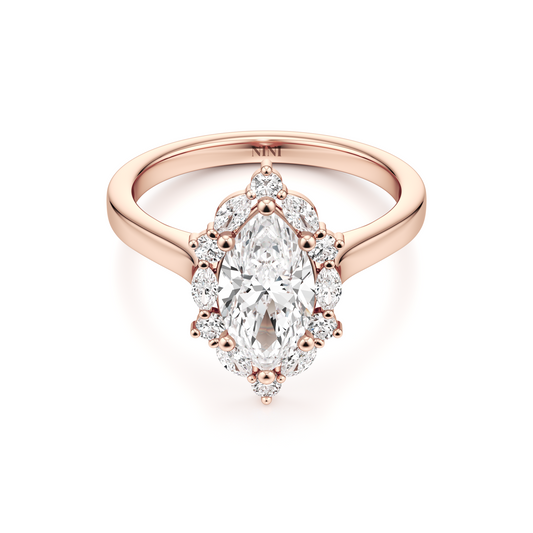 Renne Engagement Ring - 1.00 Ct Marquise Cut