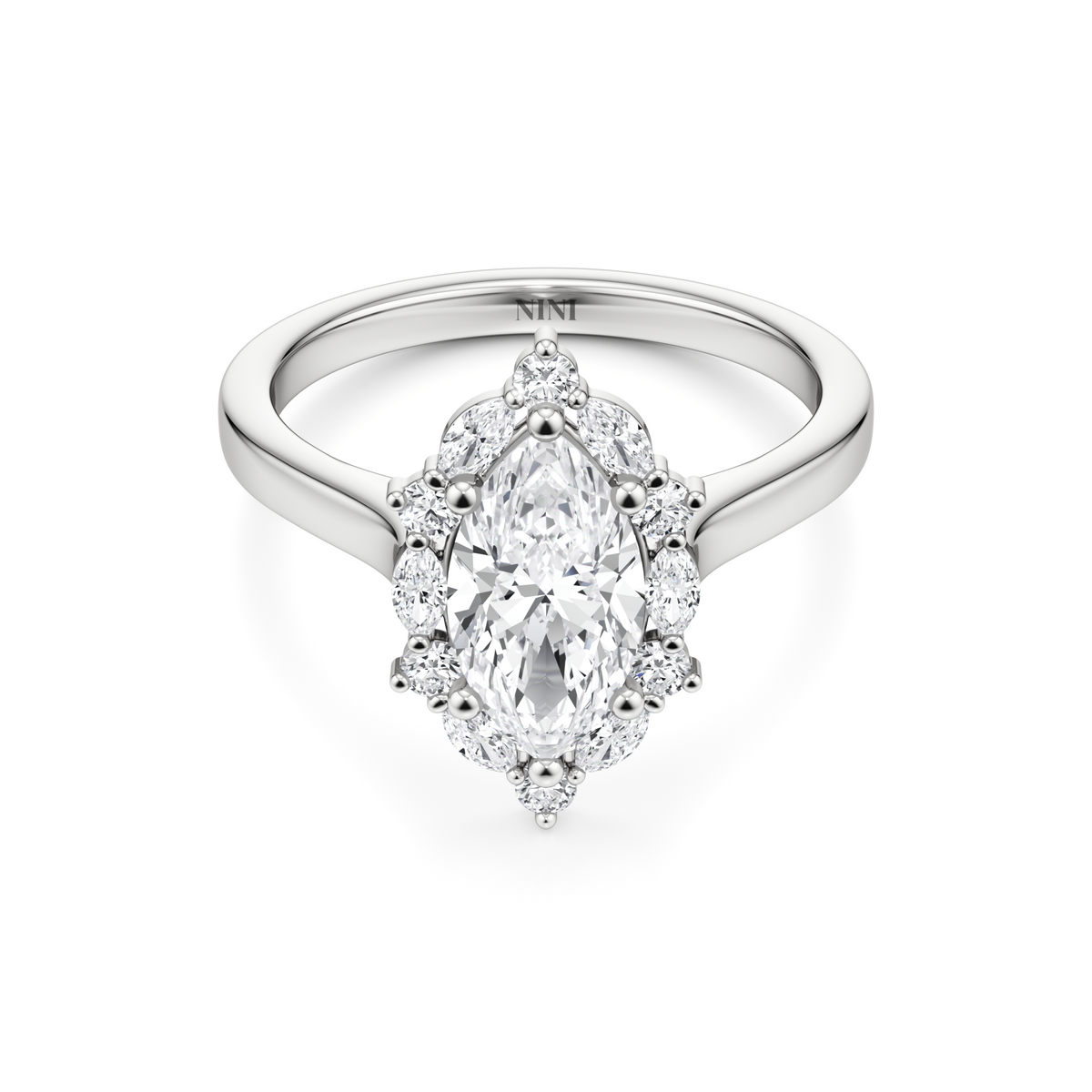 Renne Engagement Ring - 1.00 Ct Marquise Cut