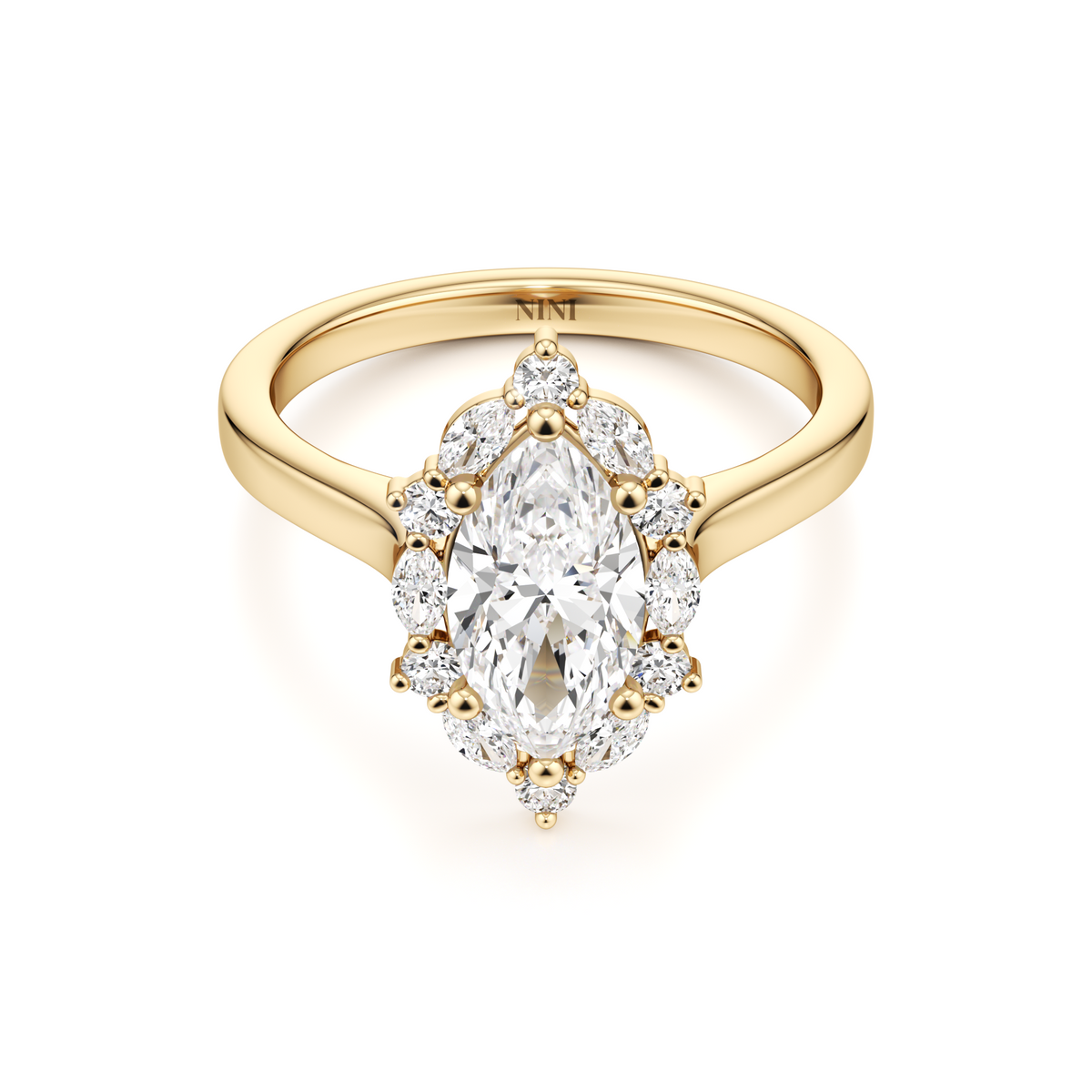Renne Engagement Ring - 1.00 Ct Marquise Cut