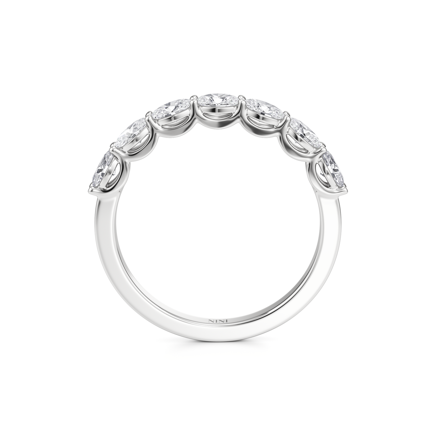 טבעת שורה East West אובל קאט