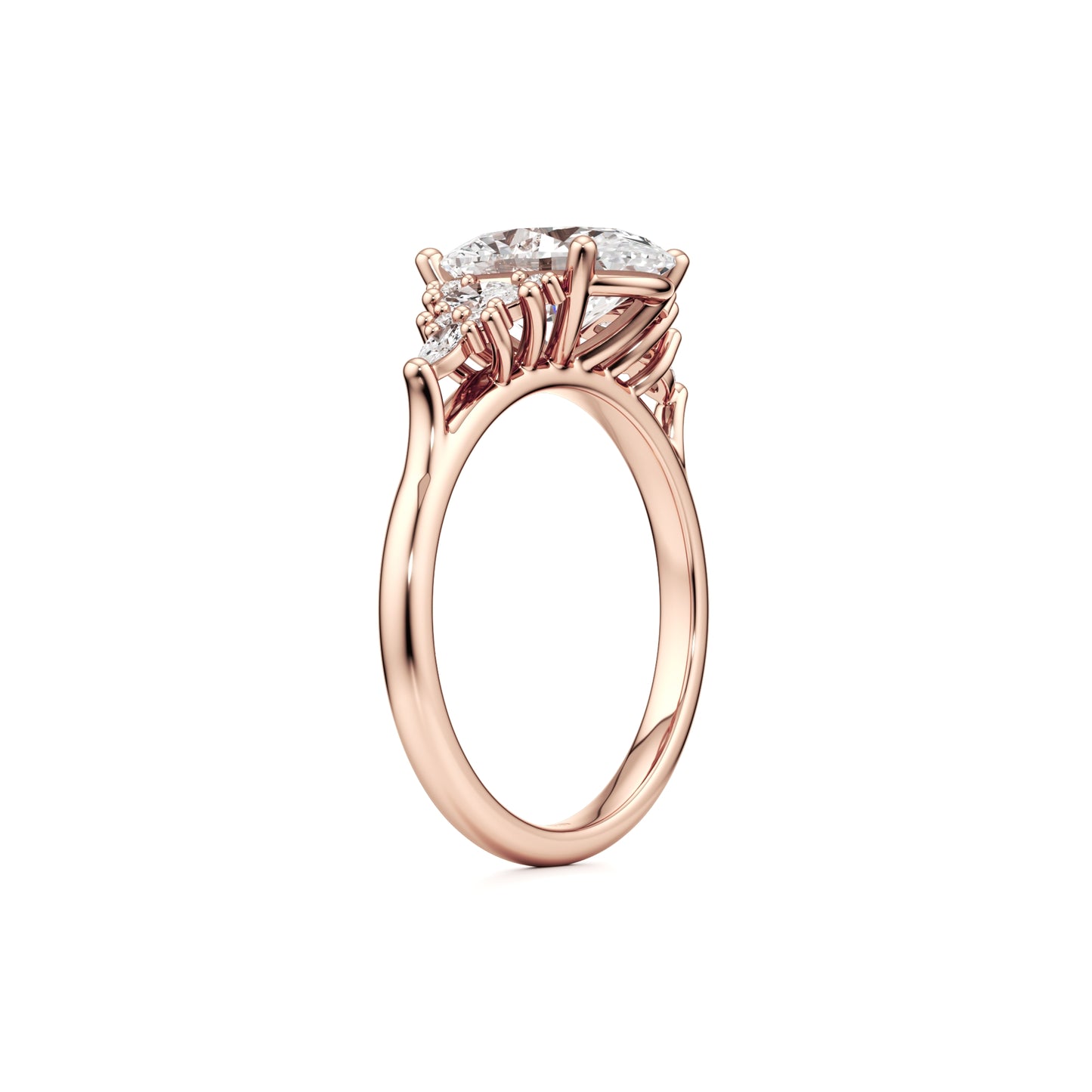 טבעת אירוסין ג׳סמינה -2.00 קראט אובל