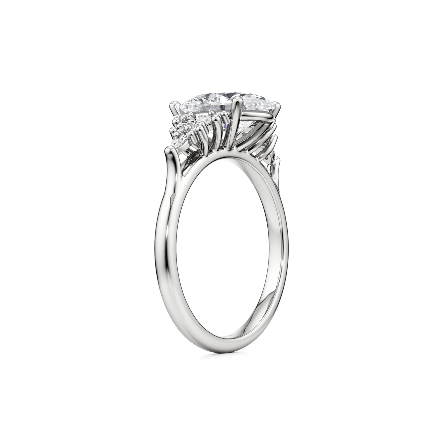 טבעת אירוסין ג׳סמינה -2.00 קראט אובל