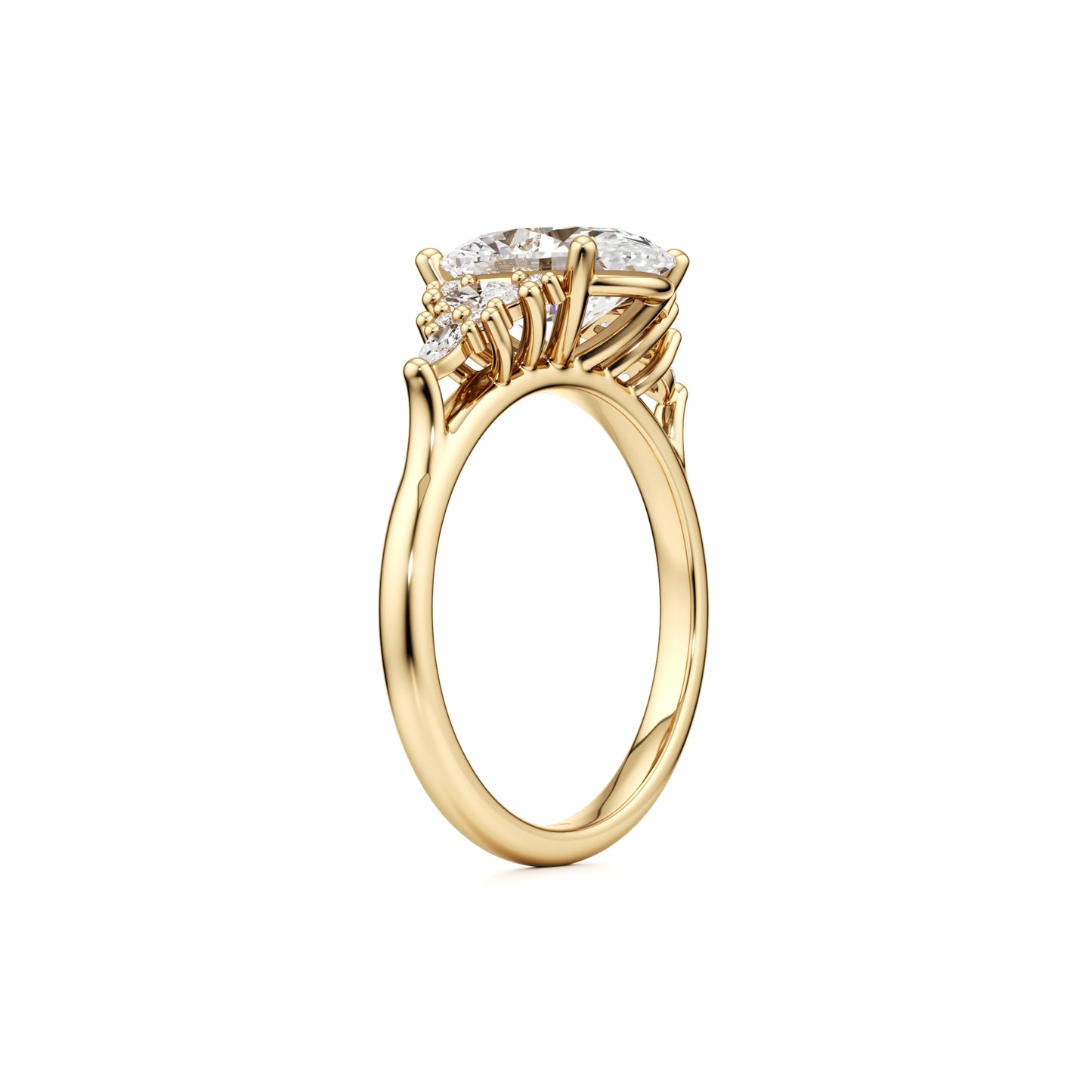 טבעת אירוסין ג׳סמינה -2.00 קראט אובל