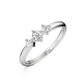 3 Diamonds Shiny Ring