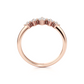 5 Diamonds Shiny Ring