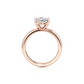 Solitaire Cushion Cut Diamond Engagement ring - 2.50 Ct