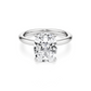 Solitaire Cushion Cut Diamond Engagement ring - 2.50 Ct