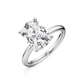 Solitaire Cushion Cut Diamond Engagement ring - 2.50 Ct
