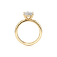 Solitaire Cushion Cut Diamond Engagement ring - 2.50 Ct