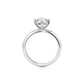 Compass Solitaire Emerald Cut Diamond Engagement ring - 2.00 Ct