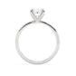 Solitaire Oval Diamond Engagement ring - 2.50 Ct