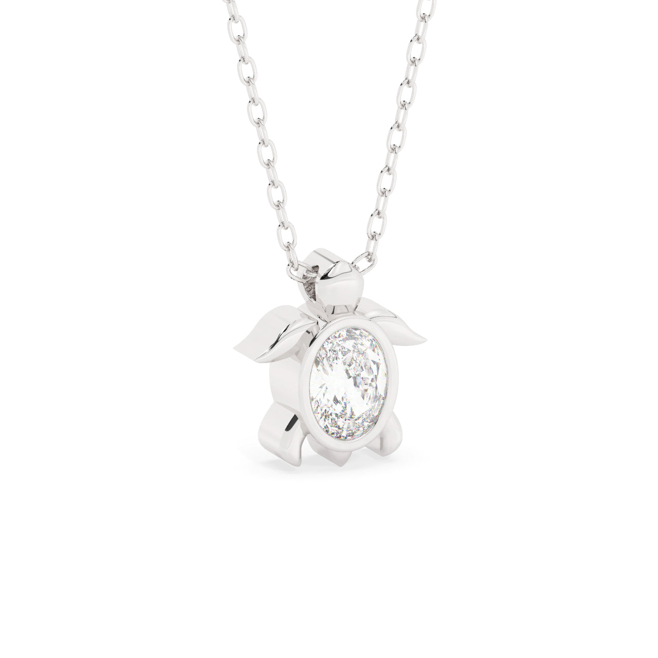 Turtle Diamond Necklace