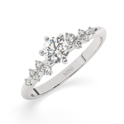 Fireworks Engagement Ring - 0.50 Ct
