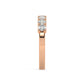 Half Eternity Seven Diamonds Ring - 0.70 Ct