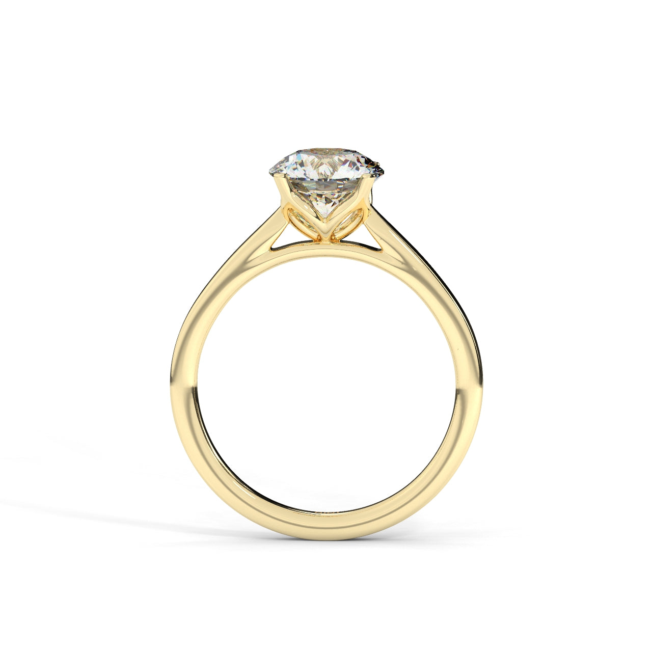 Solitaire Engagement Ring 1.00 Ct - 4 Prongs