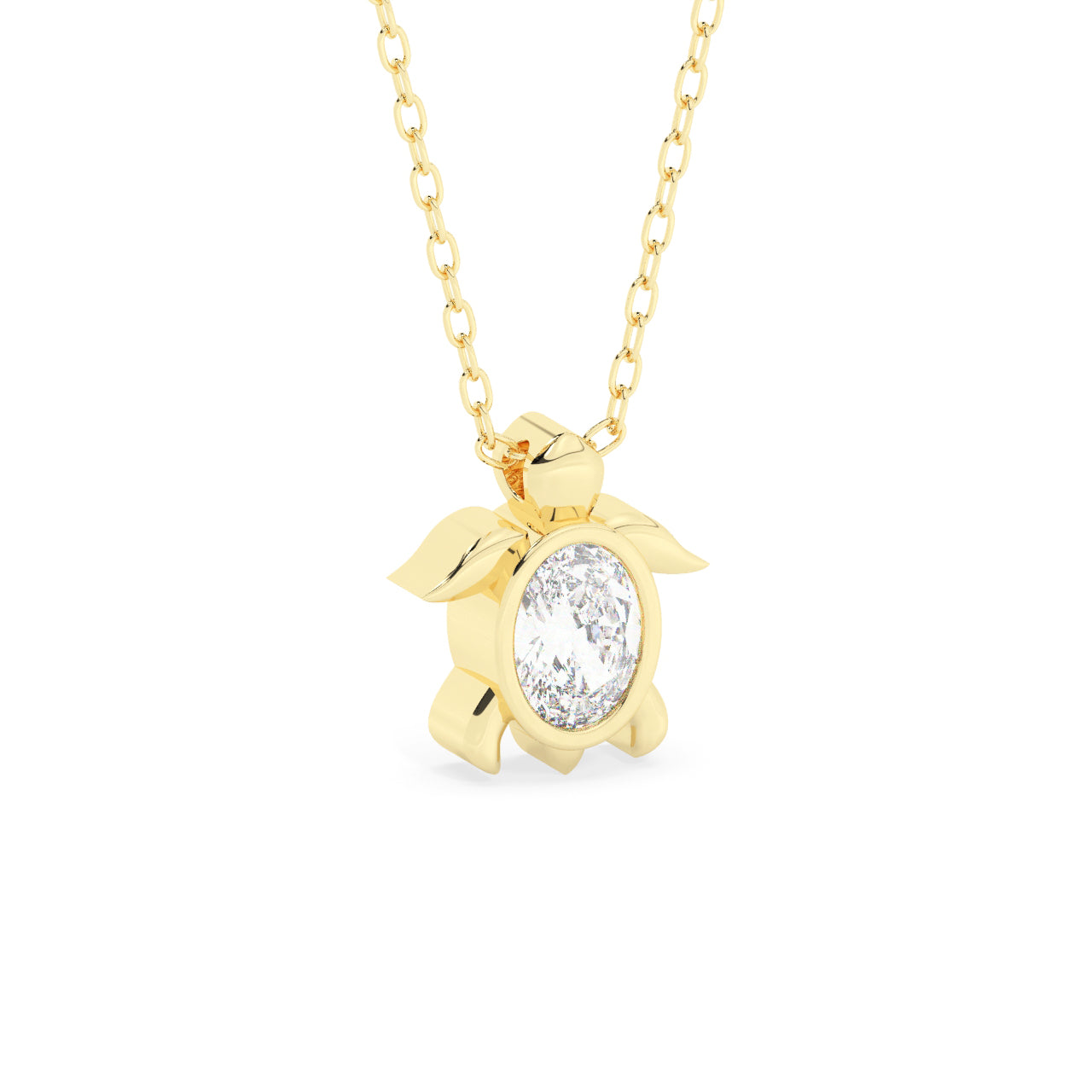 Turtle Diamond Necklace