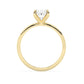 Solitaire Oval Diamond Engagement ring - 2.50 Ct