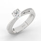 Asymmetric Engagement Ring - 0.50 Ct