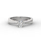 Asymmetric Engagement Ring - 0.50 Ct