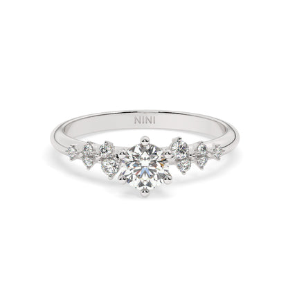 Fireworks Engagement Ring - 0.50 Ct