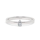 Mini Pear Shape Diamond Ring