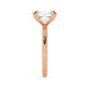 Solitaire Oval Diamond Engagement ring - 2.50 Ct