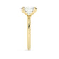 Solitaire Oval Diamond Engagement ring - 2.50 Ct