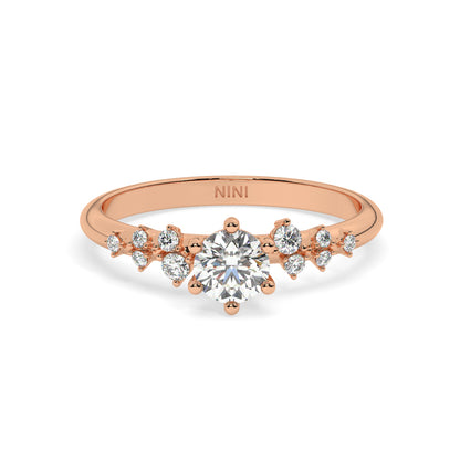Fireworks Engagement Ring - 0.50 Ct
