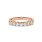 Half Eternity Seven Diamonds Ring - 0.70 Ct