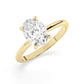 Solitaire Oval Diamond Engagement ring - 2.50 Ct