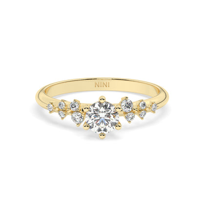 Fireworks Engagement Ring - 0.50 Ct