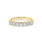 Half Eternity Seven Diamonds Ring - 0.70 Ct