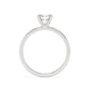 Solitaire Engagement Ring 0.50 Ct - 4 Prongs