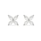 Flower Marquise Diamond Earrings