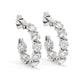 Diamond Hoop Earrings