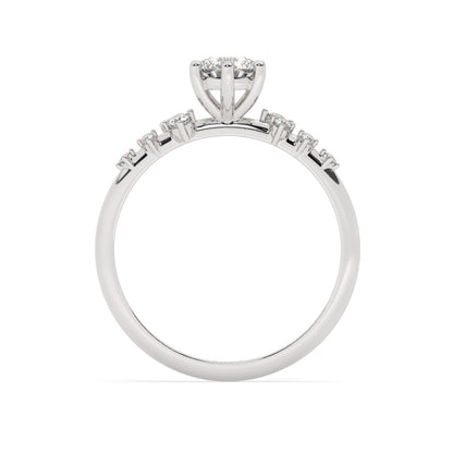 Fireworks Engagement Ring - 0.50 Ct