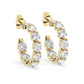 Diamond Hoop Earrings