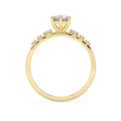 Fireworks Engagement Ring - 0.50 Ct