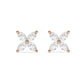 Flower Marquise Diamond Earrings