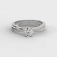 Asymmetric Engagement Ring - 0.50 Ct