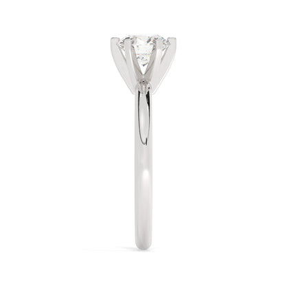 Solitaire Engagement Ring 1.00 Ct - 6 Prongs