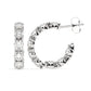 Diamond Hoop Earrings
