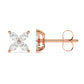 Flower Marquise Diamond Earrings