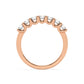 Half Eternity Seven Diamonds Ring - 0.70 Ct