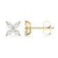 Flower Marquise Diamond Earrings