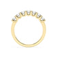 Half Eternity Seven Diamonds Ring - 0.70 Ct